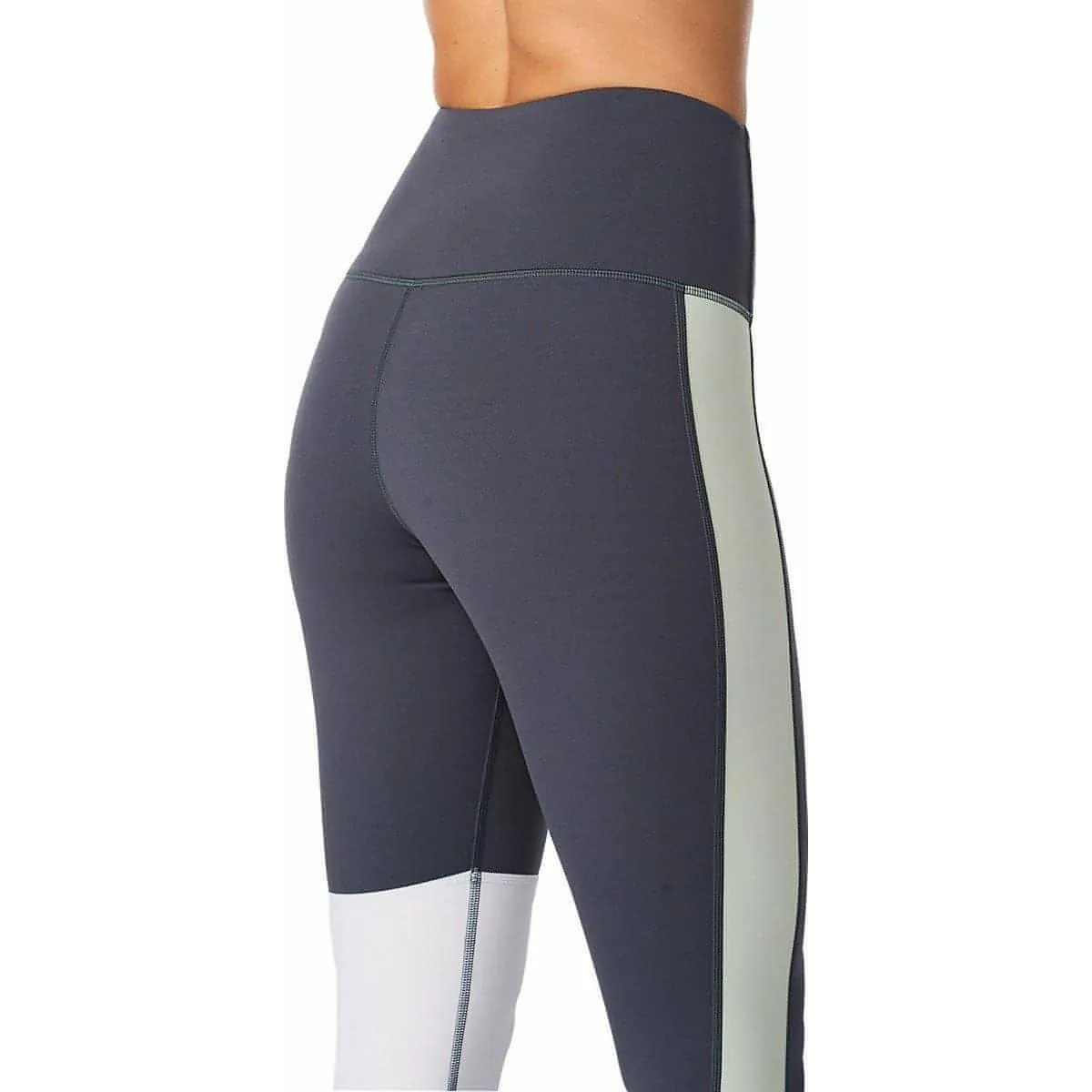 2XU Form Block Hi Rise Compression Womens Long Running Tights - Navy