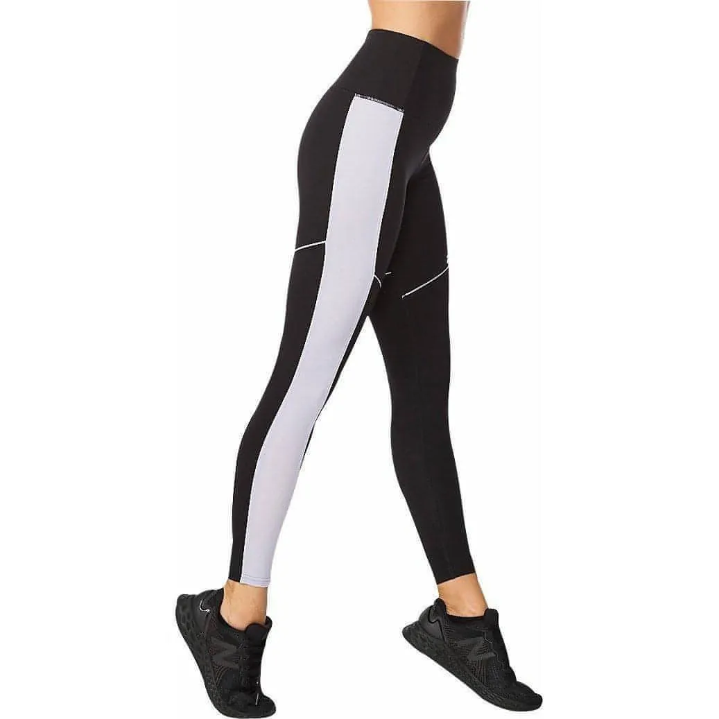 2XU Form Pop Seam Hi-Rise Compression Womens Long Running Tights - Black