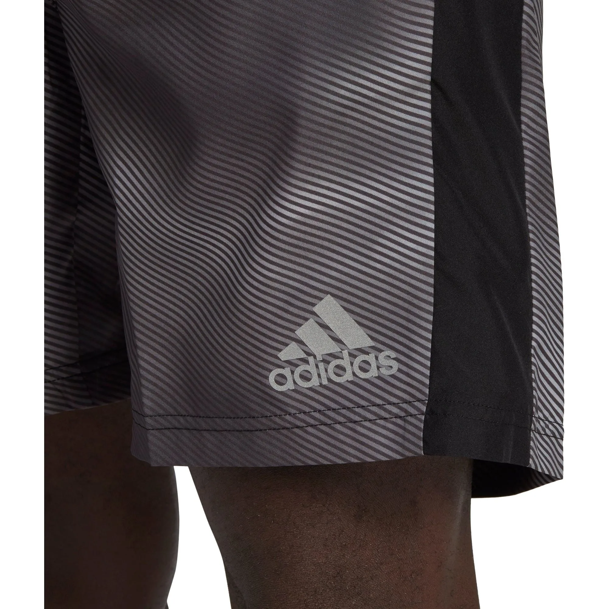 adidas Own The Run 9 Inch Mens Running Shorts - Grey