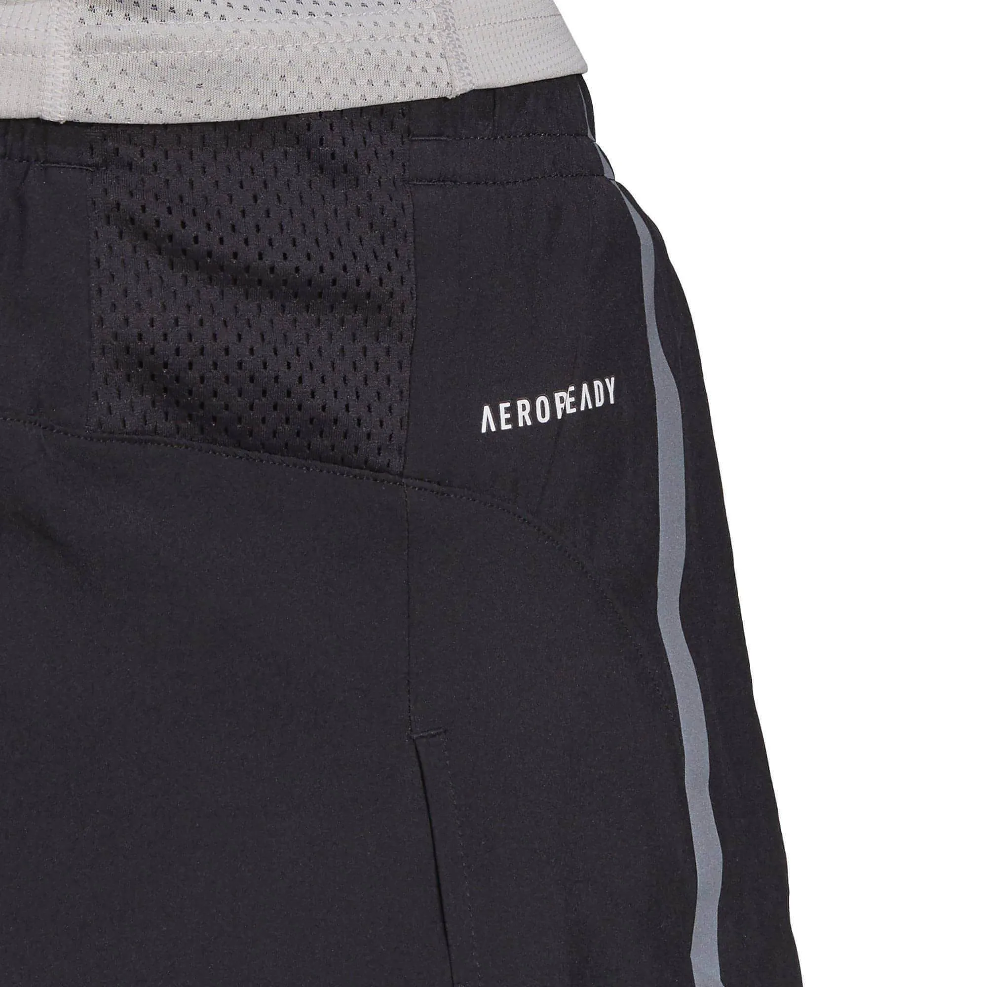 adidas Saturday Split Mens Running Shorts - Black