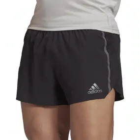 adidas Saturday Split Mens Running Shorts - Black