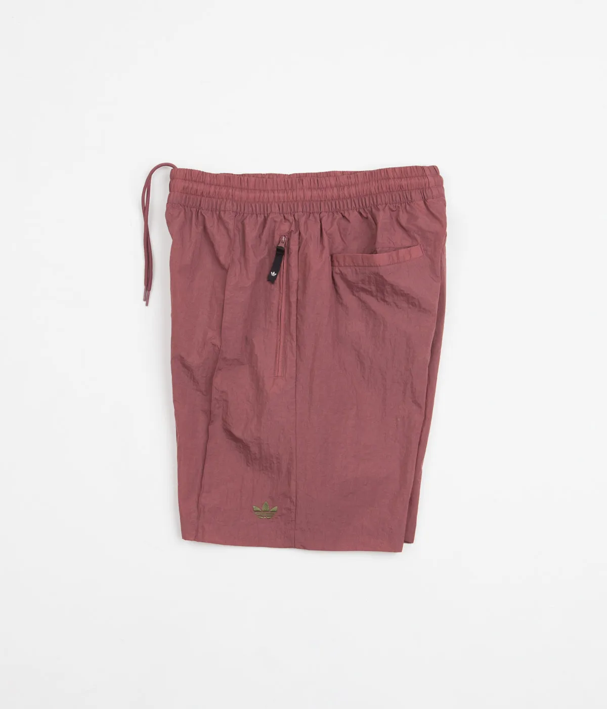 Adidas Wind Shorts - Quiet Crimson / Focus Olive