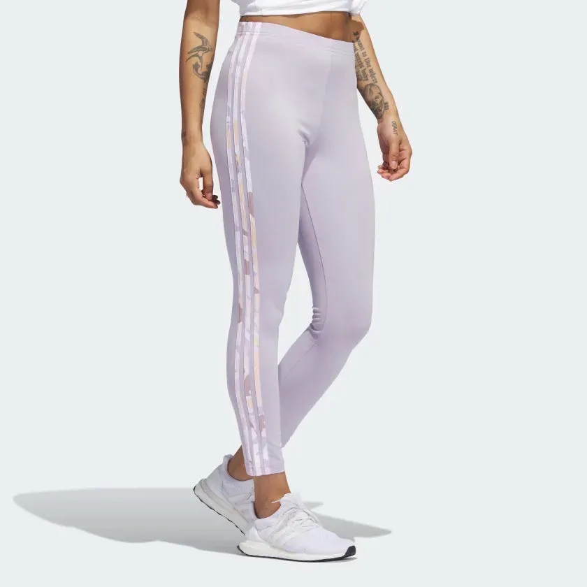 adidas - Women - High Waist Leggings - Silver Dawn