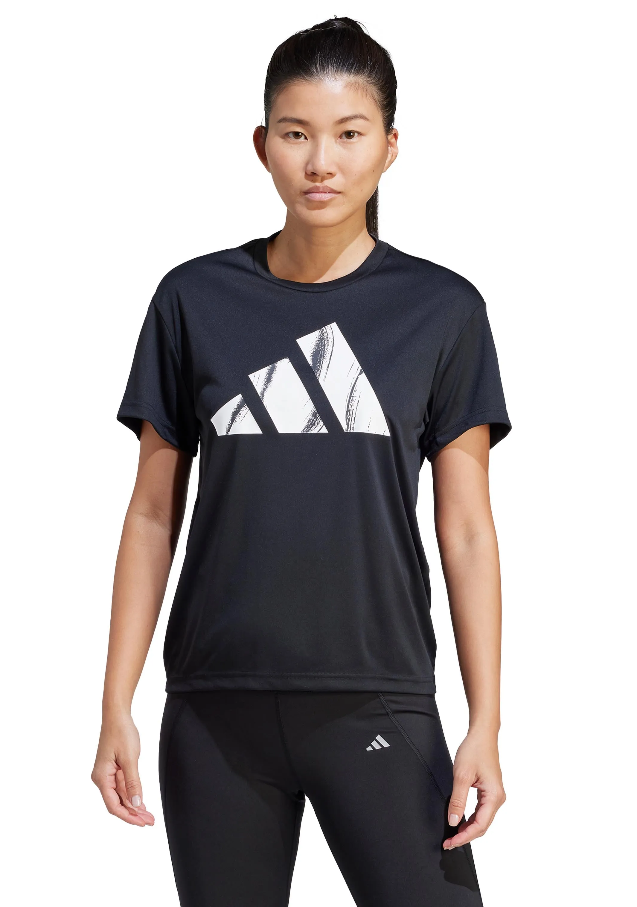 Adidas Womens Run It Brand Love T-Shirt <br> HY6970