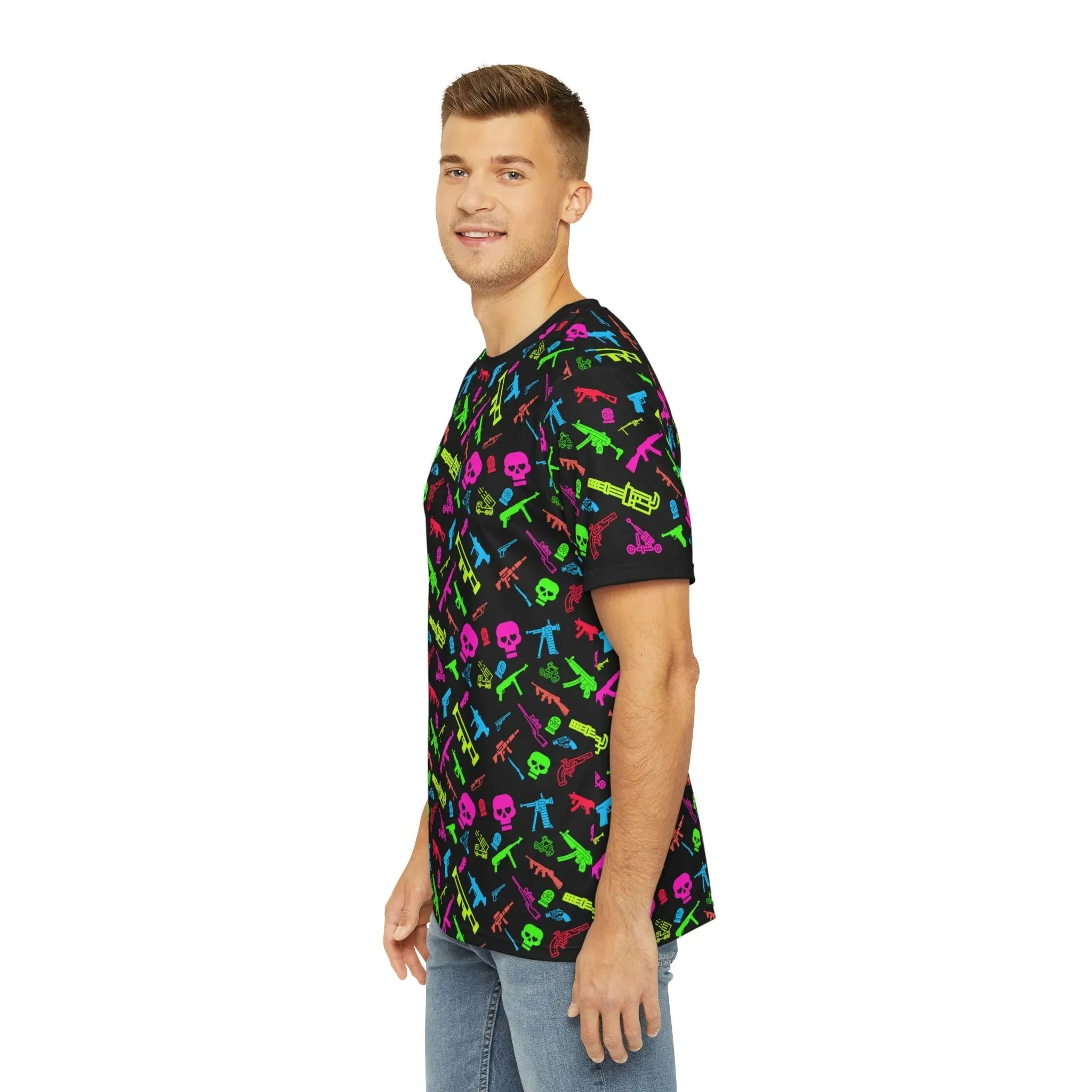 Aloha to Arms Retro Neon Firearms Tee