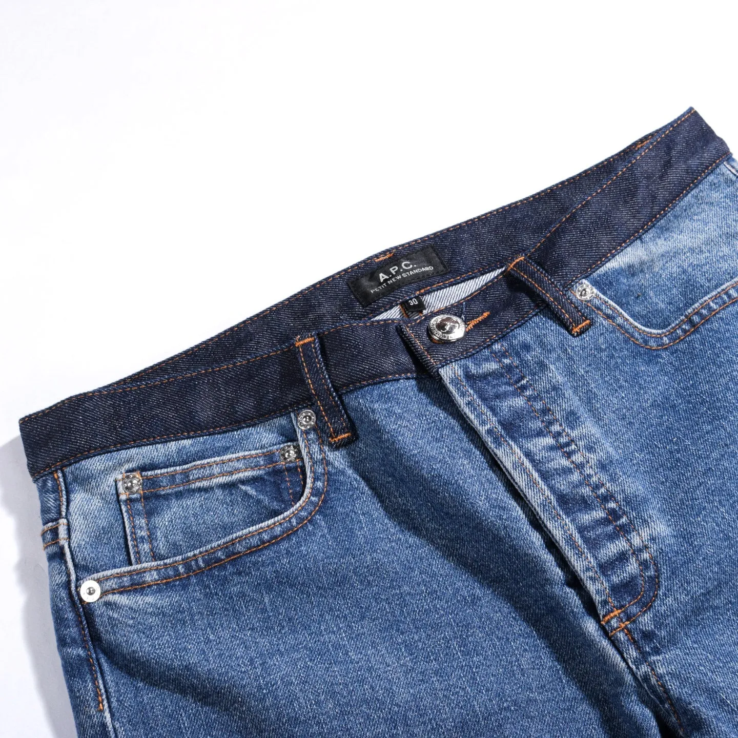 A.P.C. PETIT NEW STANDARD STONEWASH INDIGO