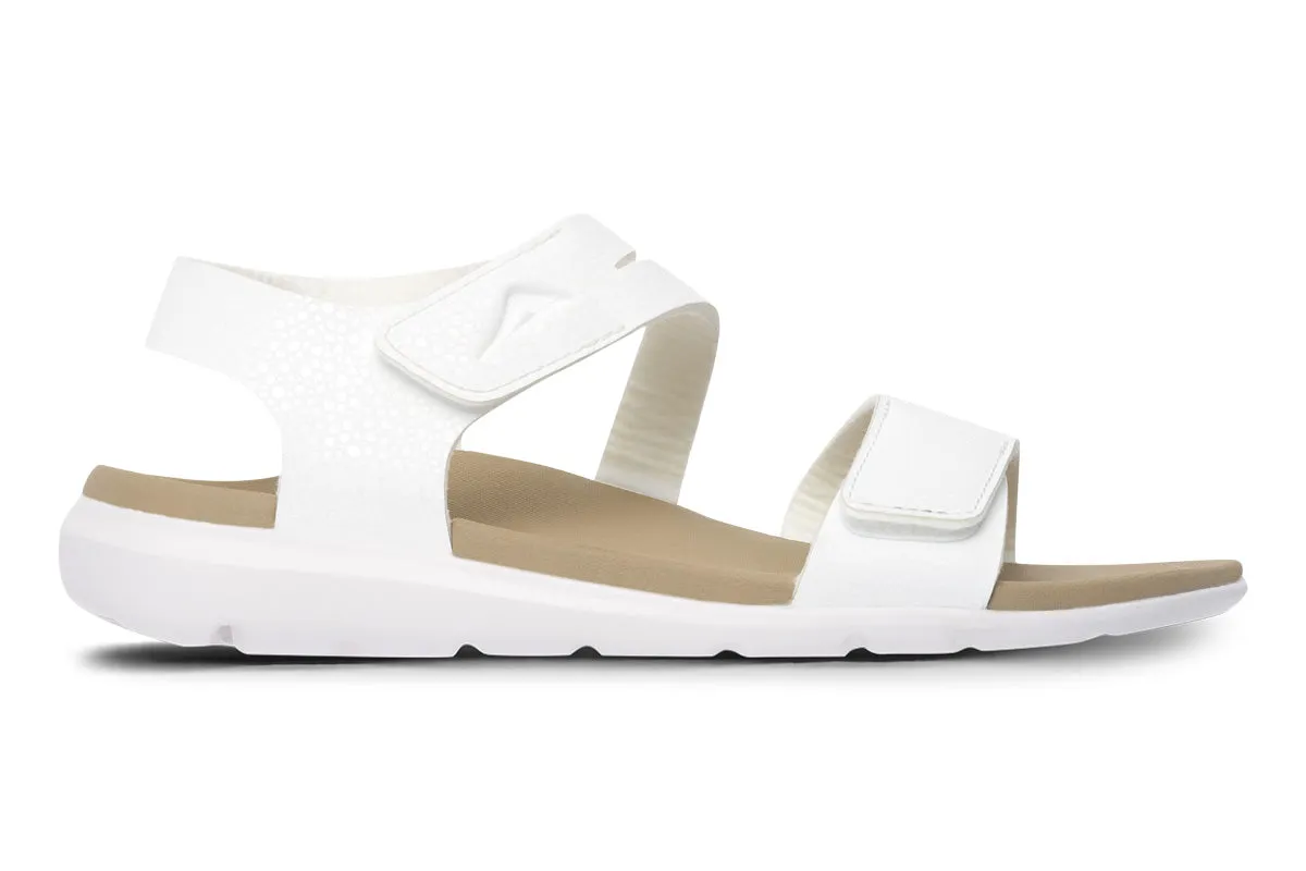 Ascent Groove Sandal White Womens