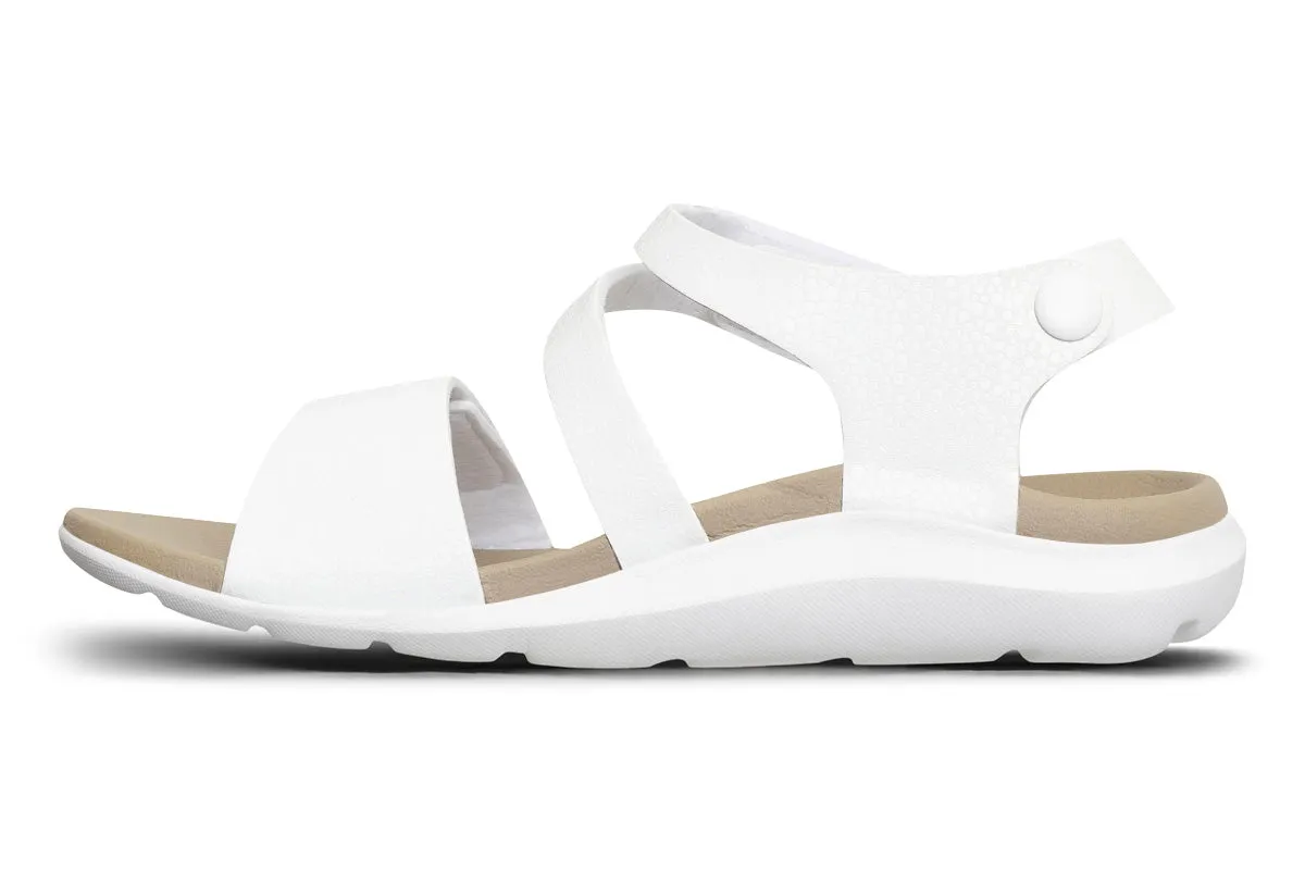 Ascent Groove Sandal White Womens