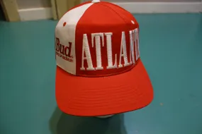 Atlanta Budweiser 1996 Olympics Authentic 90's Vintage Snapback Trucker Cap Starter Hat