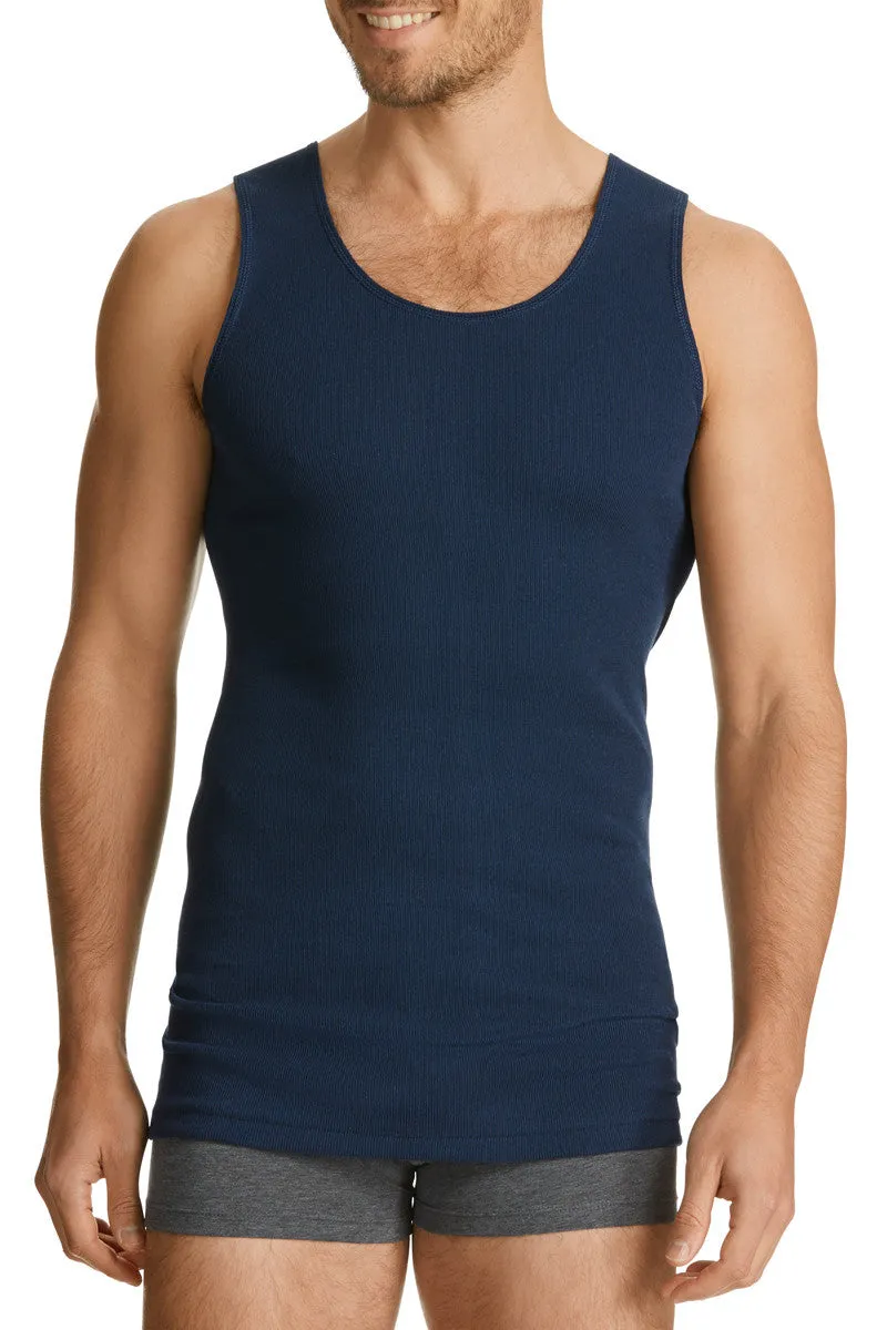 Bonds 5 Packs Navy Mens Chesty Cotton Plain Singlet Vest Tank Top Undergarment M7nlo