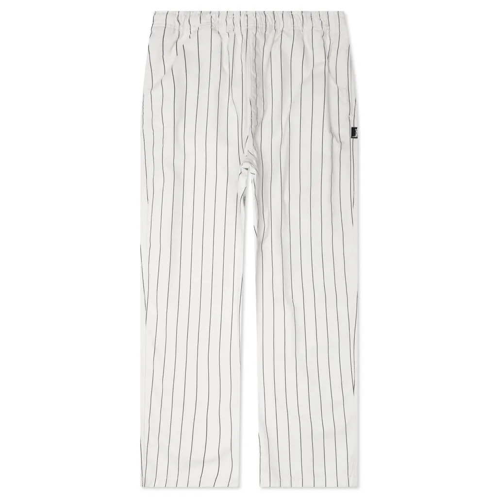 Brushed Beach Pant - Bone Printed Stripe