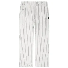 Brushed Beach Pant - Bone Printed Stripe