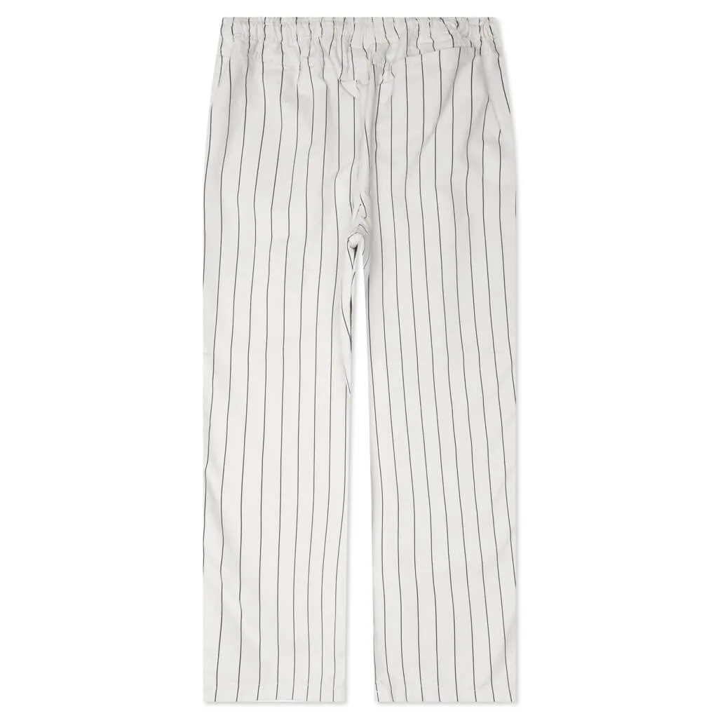 Brushed Beach Pant - Bone Printed Stripe