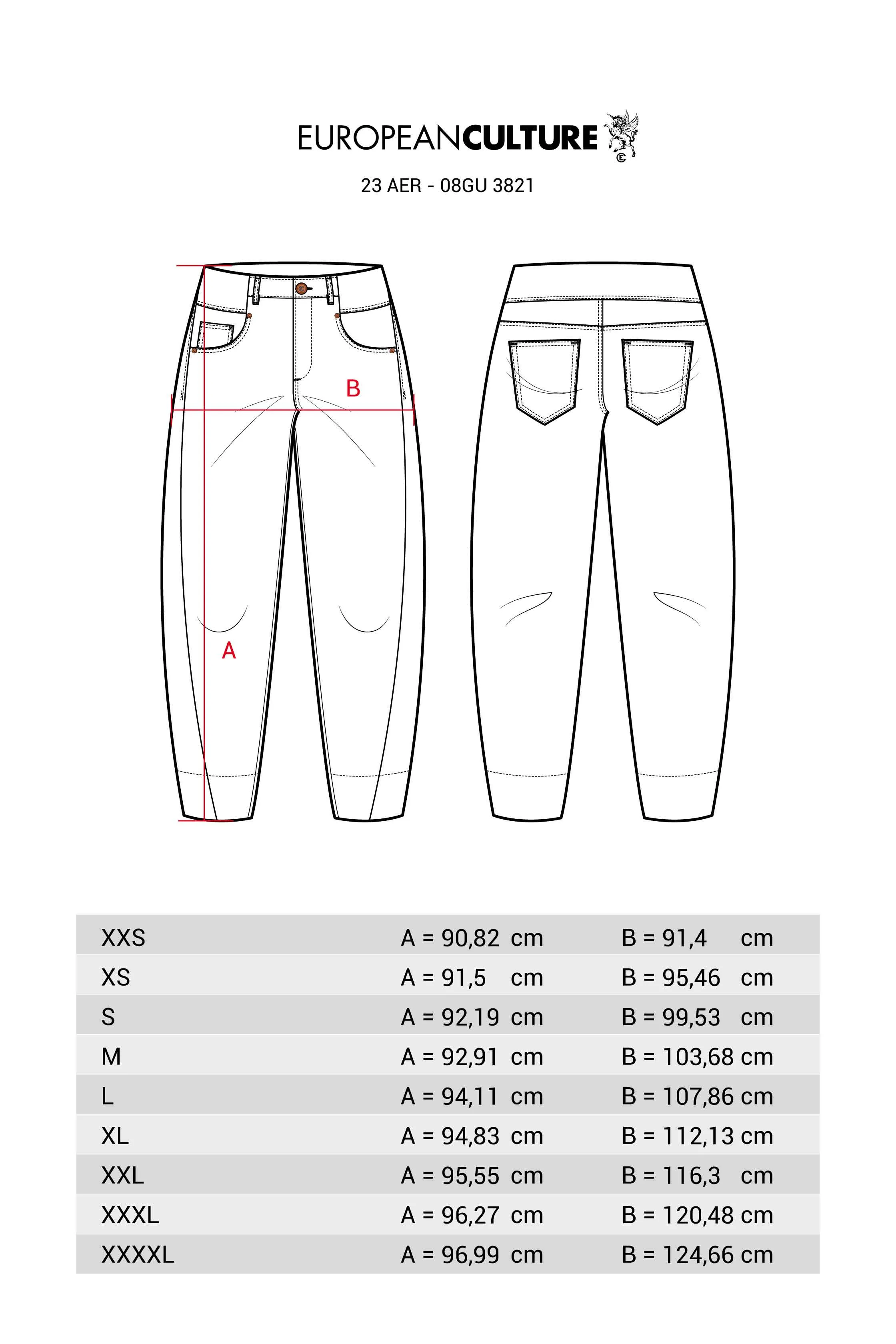 Carrot Pants in Sanded Bull Denim Garment Dyed 08GU 3821