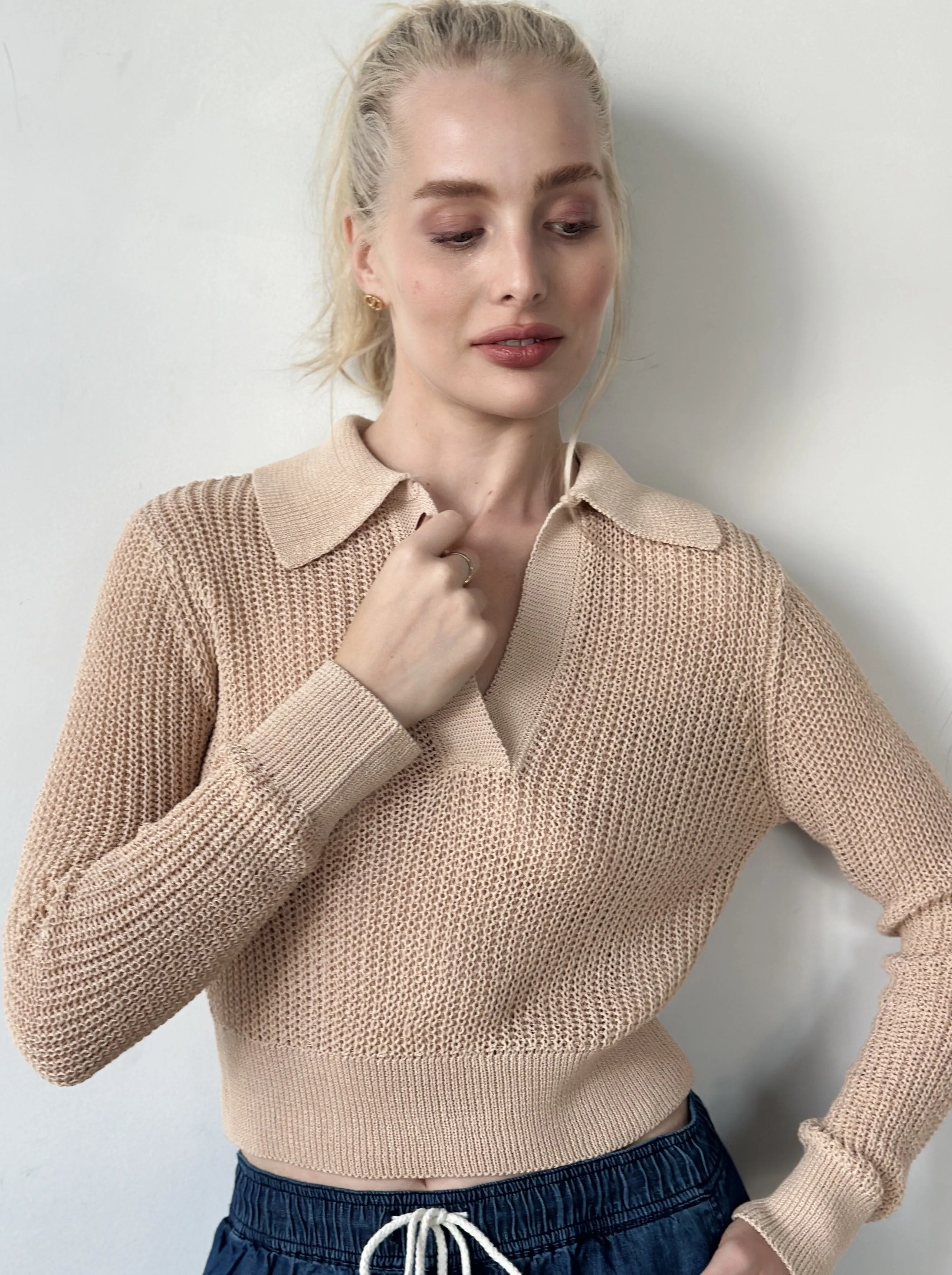 Charlie Collared Pullover