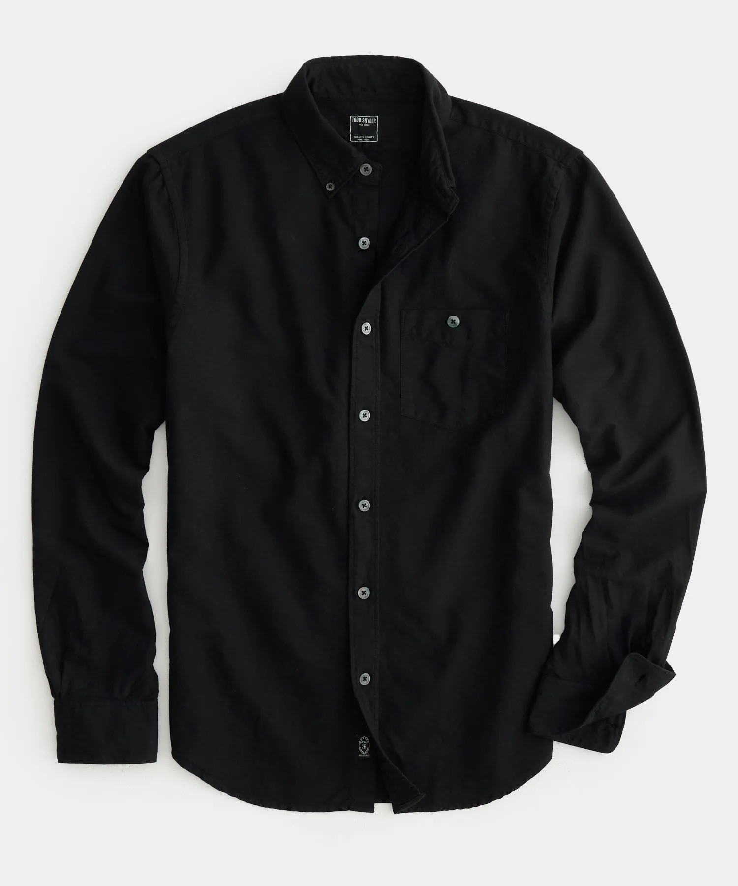 Classic Fit Garment-Dyed Favorite Oxford in Black