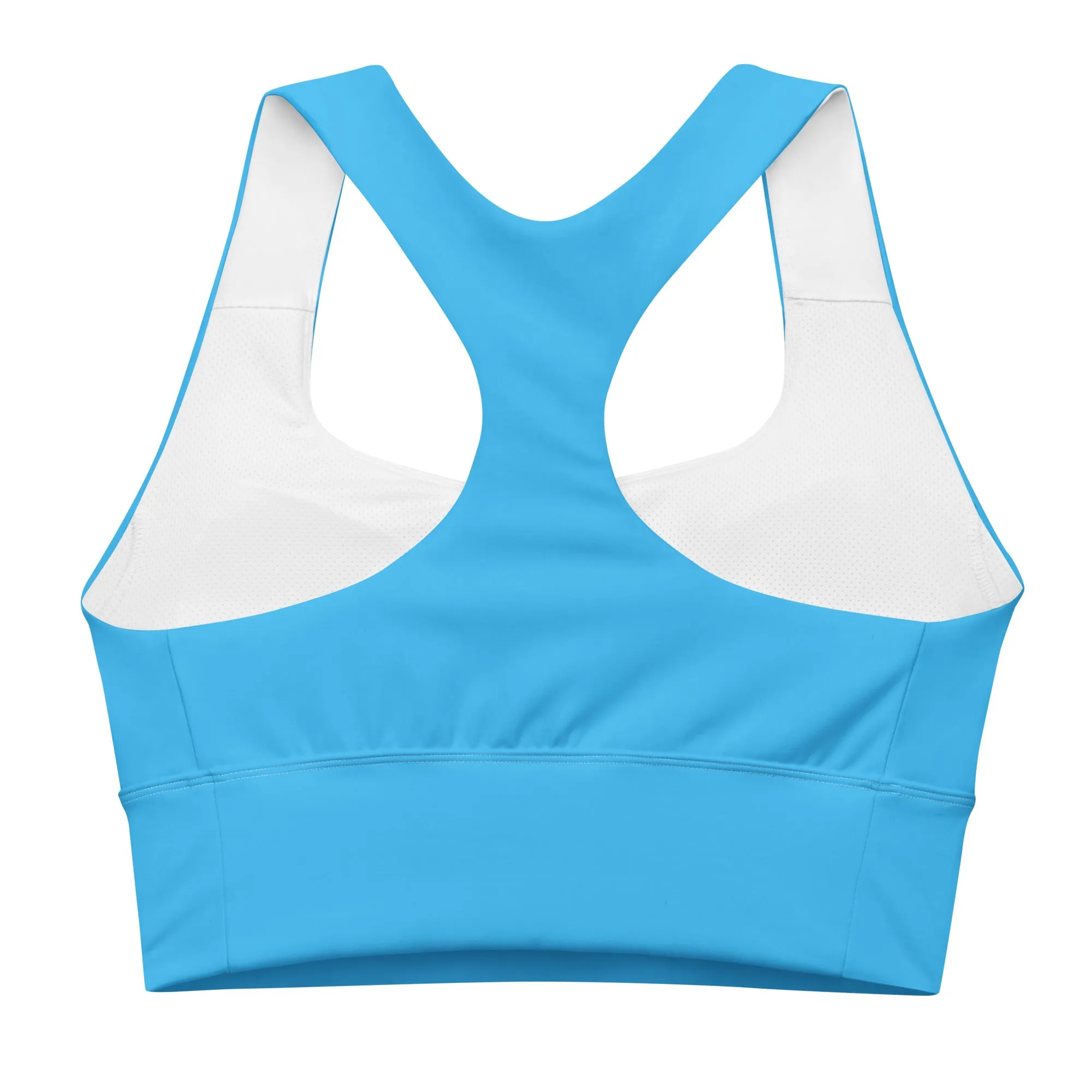 Compression sports bra - Sky Blue