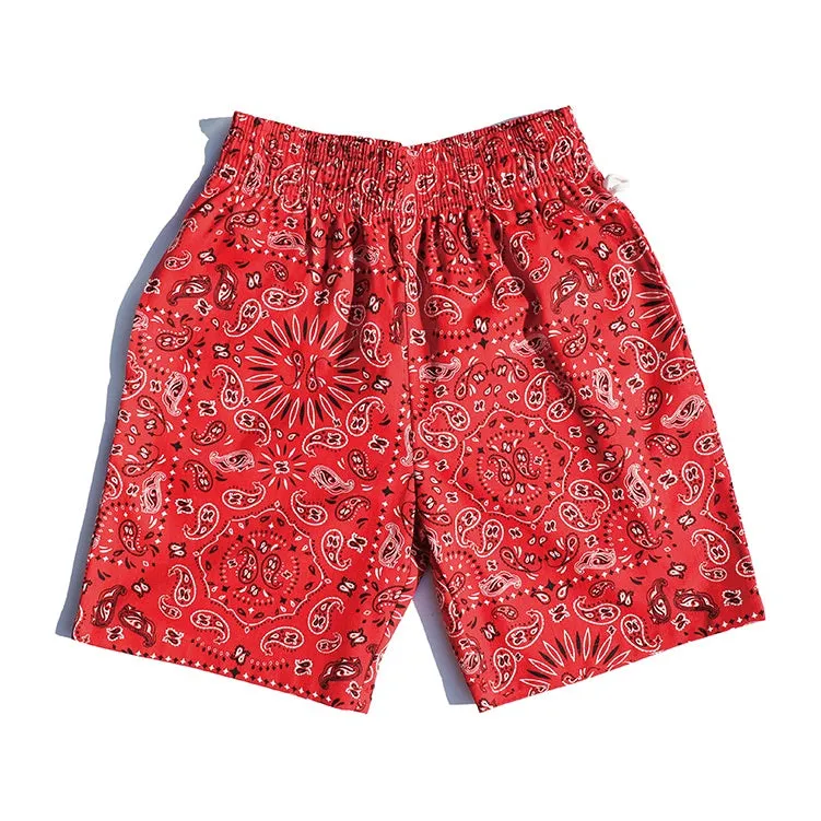 Cookman Chef Short Pants - Paisley : Red