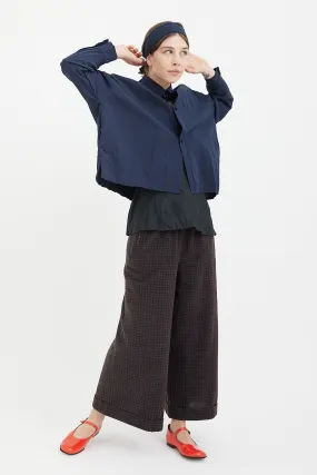 Daniela Gregis - Pajama Trousers - Dark Blue Turtle Check