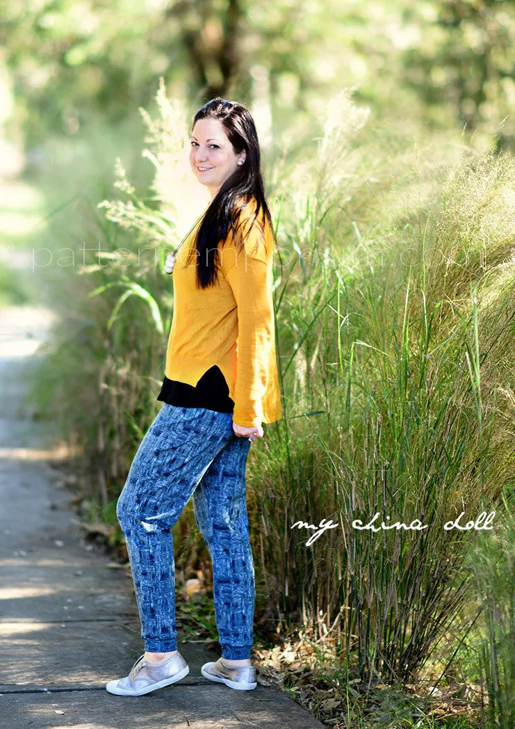 Foxy Legs | Jogger Pants Sewing Pattern