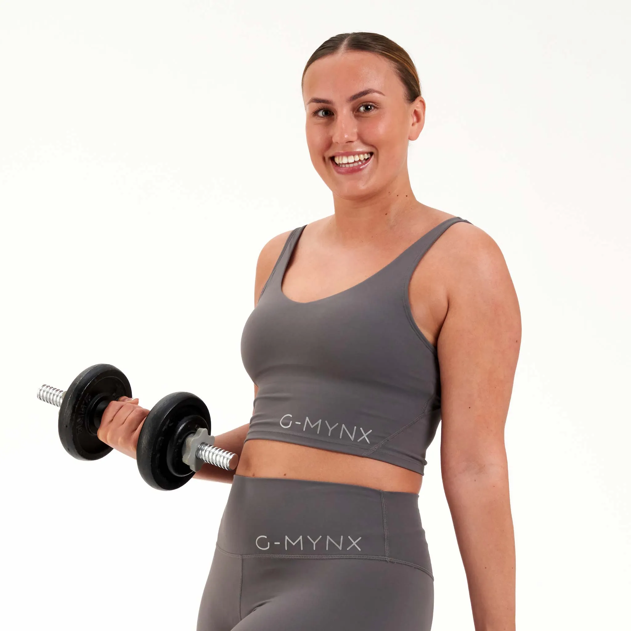 G-Mynx Signature Bra Tops (Dove Grey)