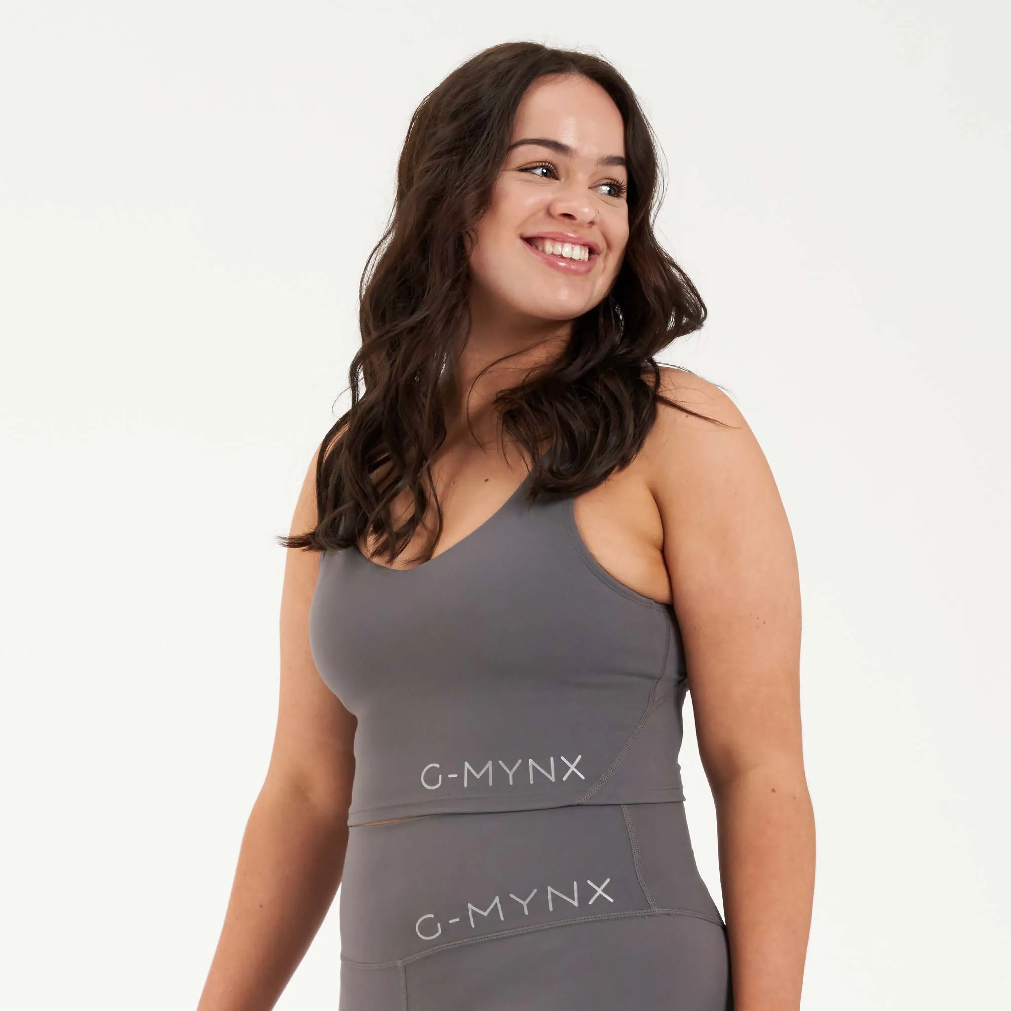 G-Mynx Signature Bra Tops (Dove Grey)