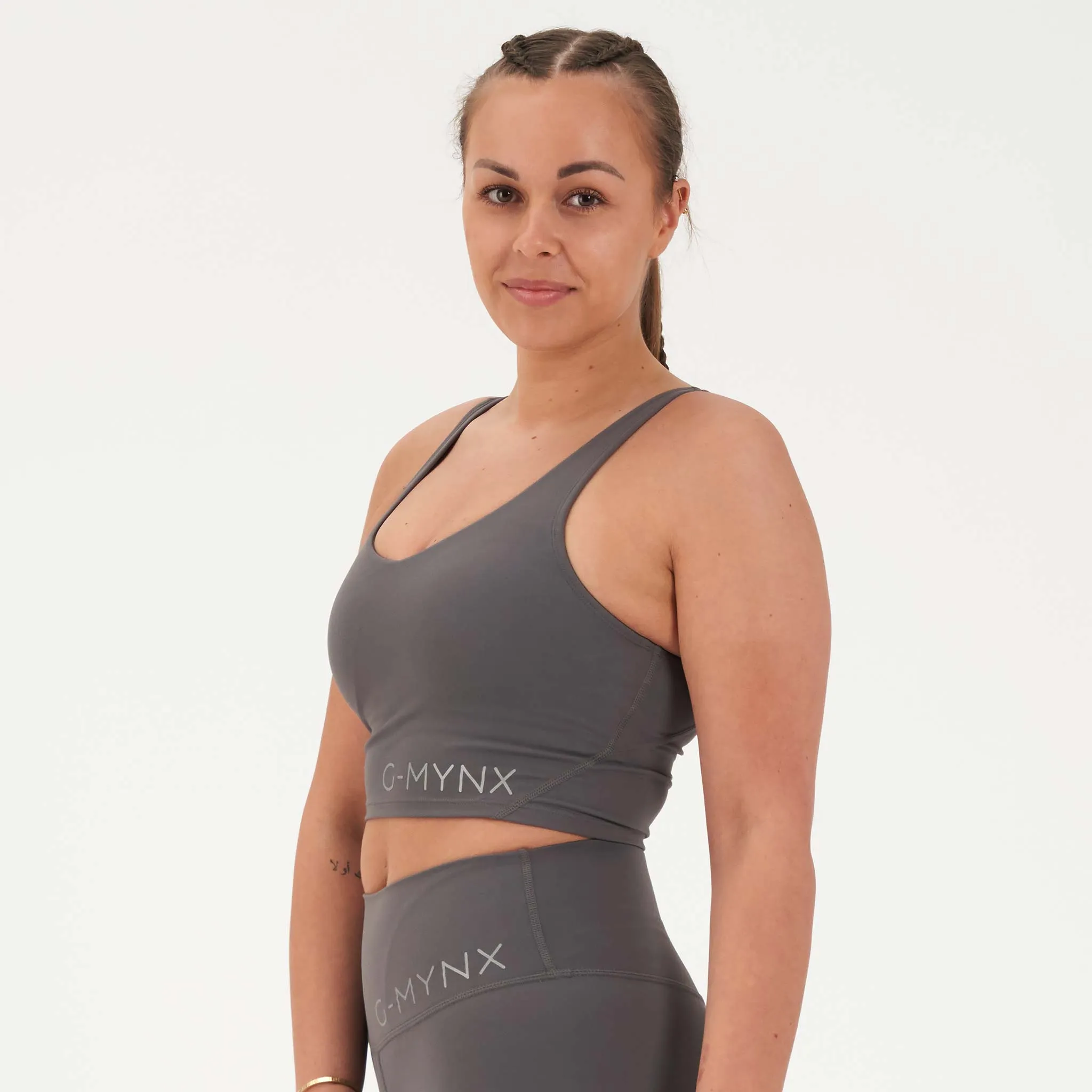 G-Mynx Signature Bra Tops (Dove Grey)