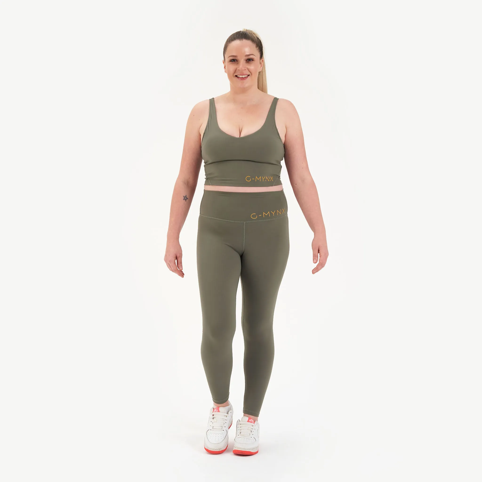 G-Mynx Signature Leggings (Kalm Khaki)