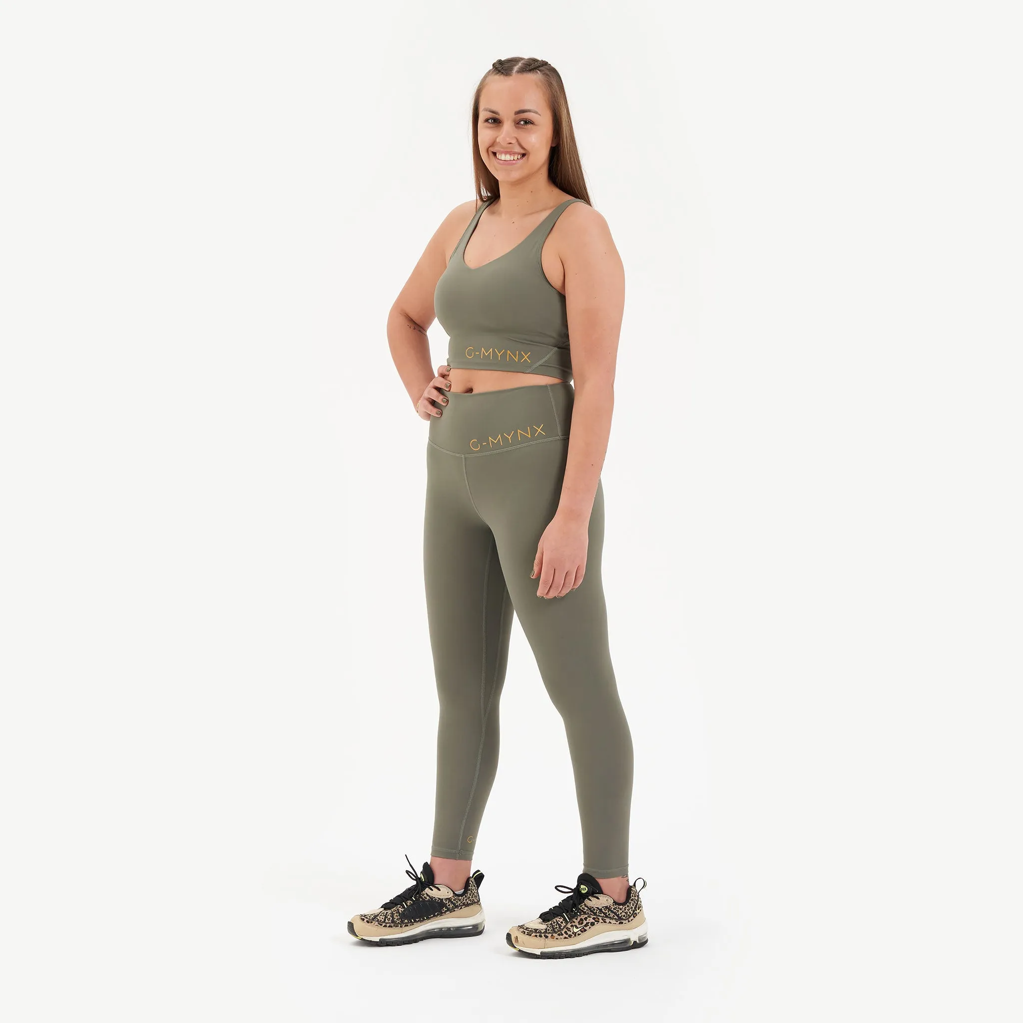 G-Mynx Signature Leggings (Kalm Khaki)