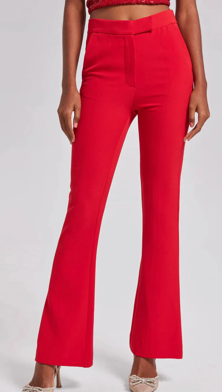 Generation Love - Lucca Crepe Pants - Rouge