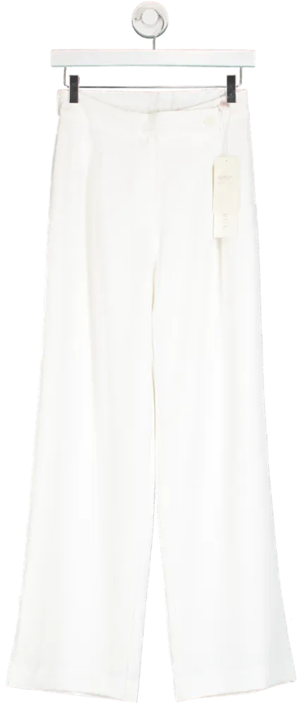 Goelia White Leisure Pants UK 6