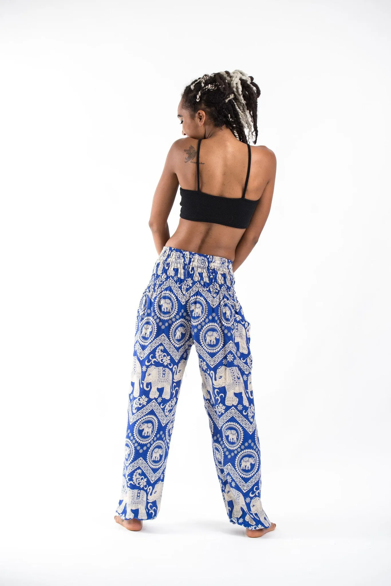 Imperial Elephant Women's Elephant Pants in Blue