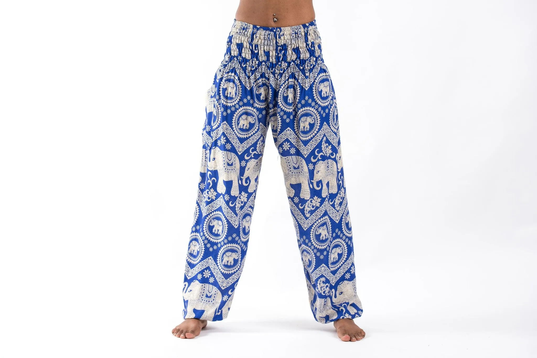 Imperial Elephant Women's Elephant Pants in Blue