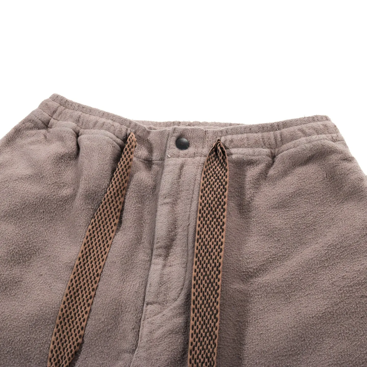 KAPITAL NAPPED HEAT-CORDUROY EASY PANTS GRAY