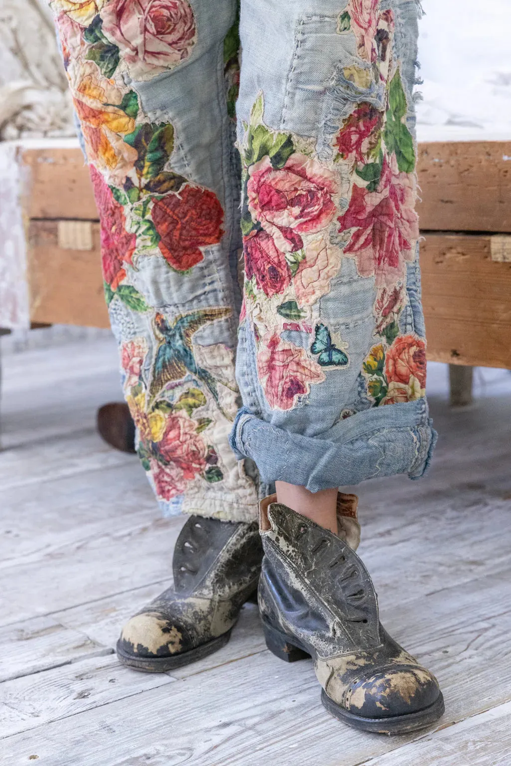 Magnolia Pearl Quilts & Roses Miner Pants