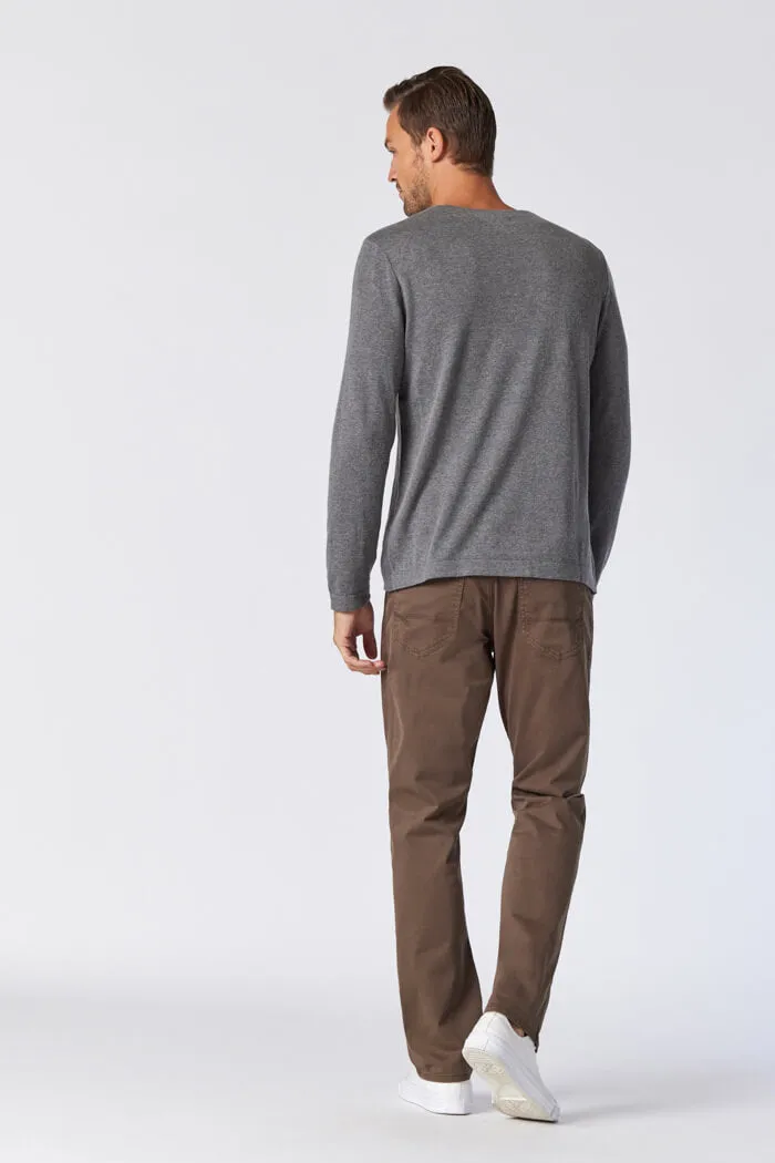 Matt Relaxed Straight Leg Twill Pant