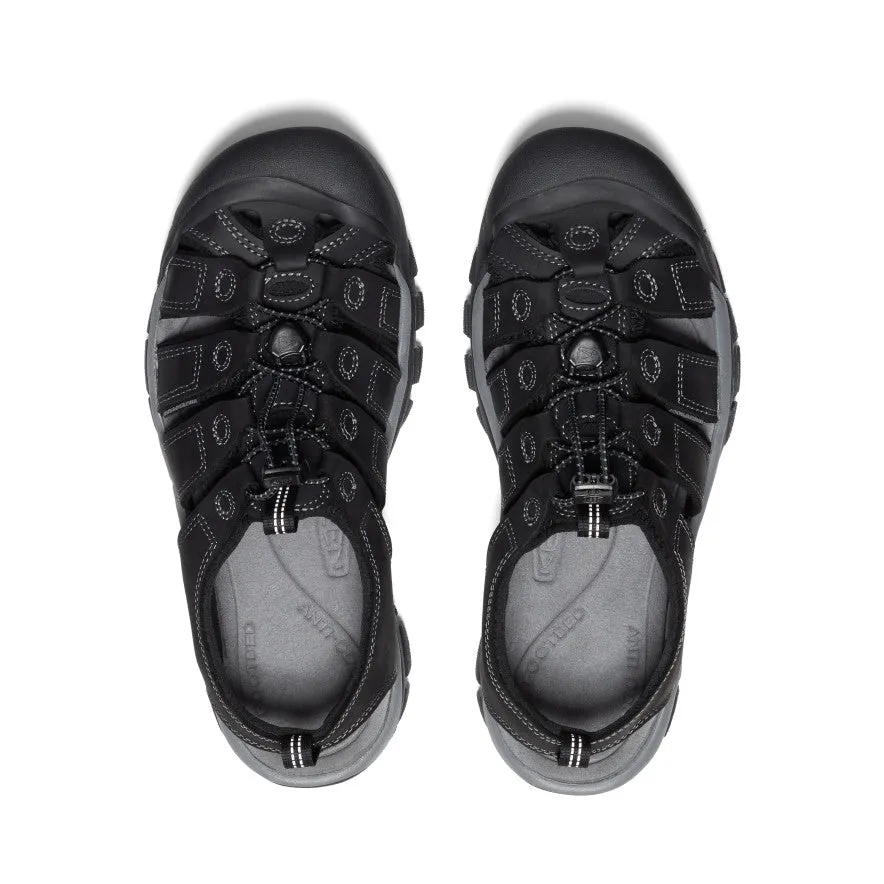 Men's Newport Leather  |  Black/Steel Grey