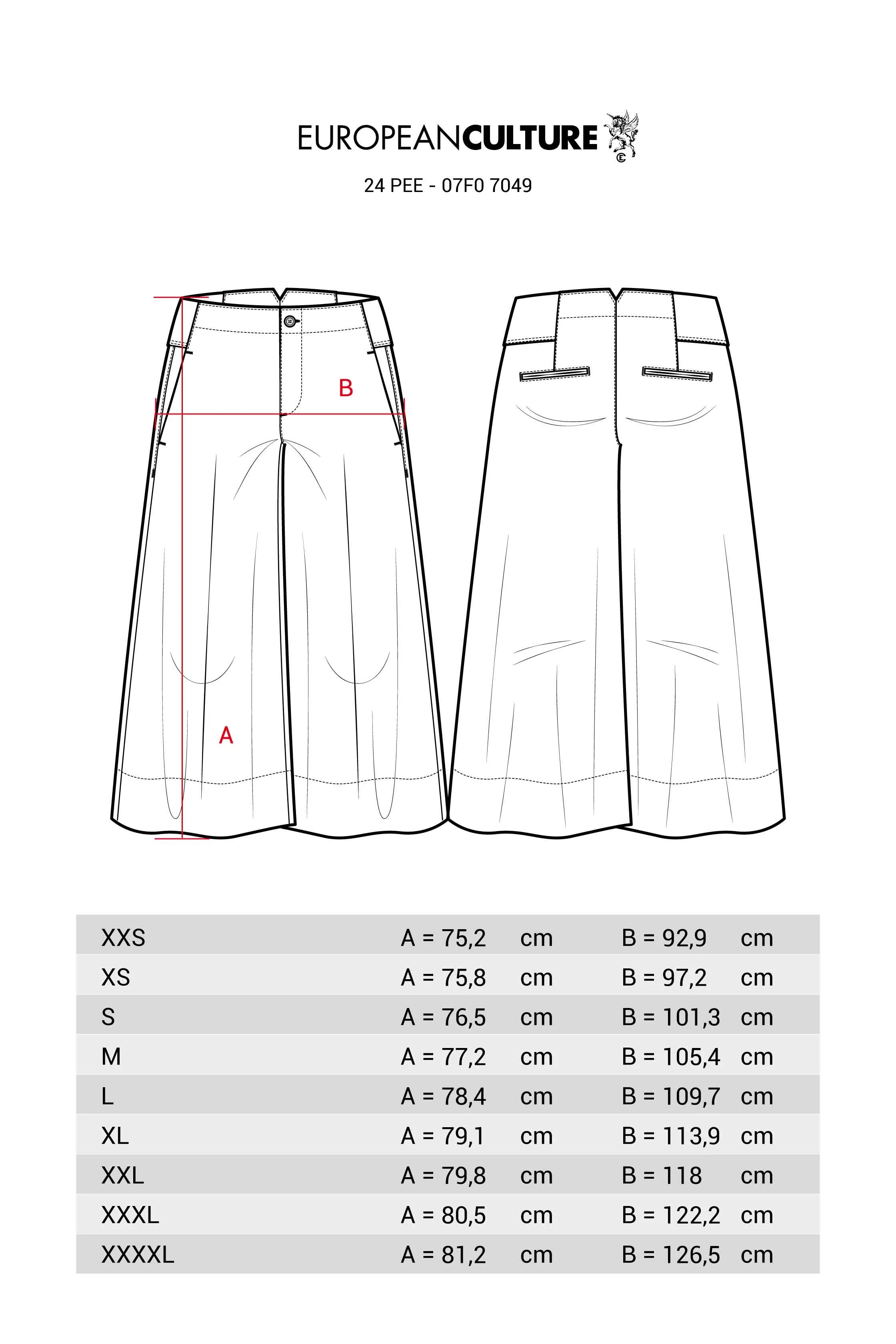 Midi Pants Tencell Garment-Dyed 07F0 7049