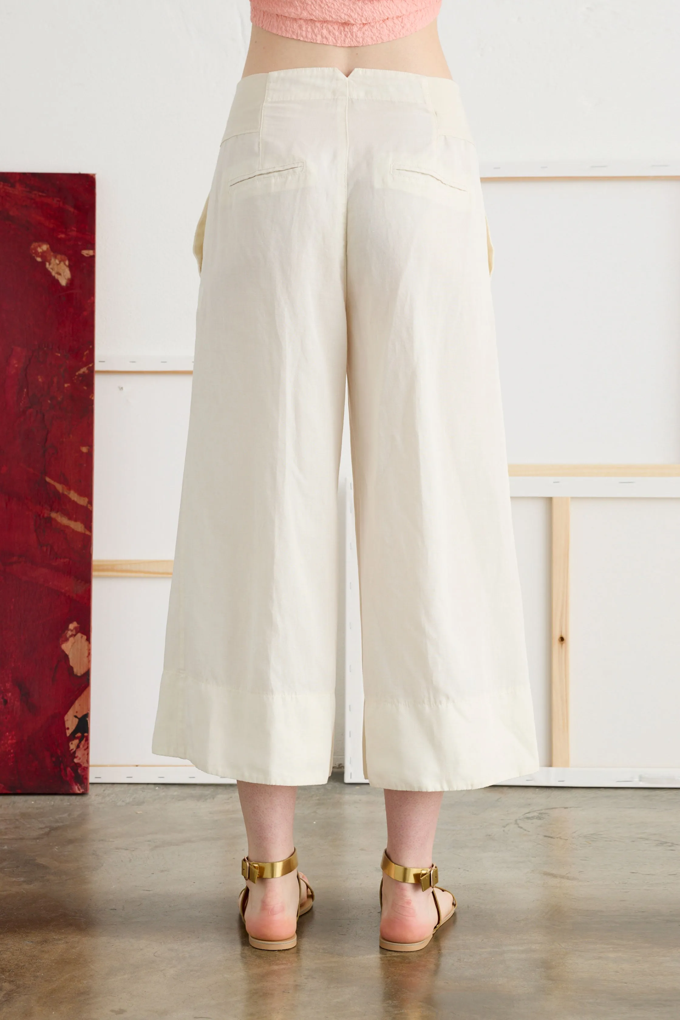 Midi Pants Tencell Garment-Dyed 07F0 7049