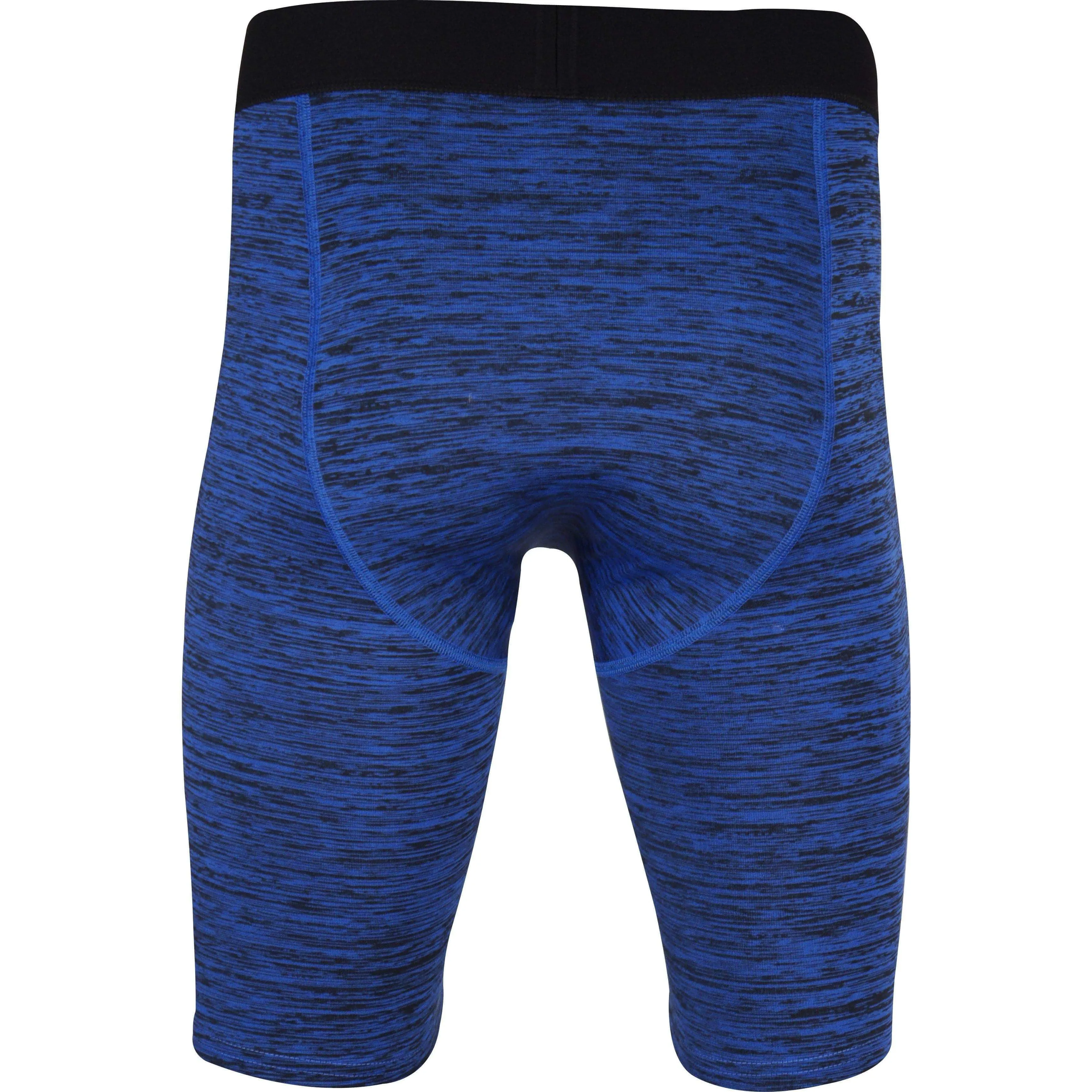 More Mile Train To Run Mens Baselayer Short Tights - Blue