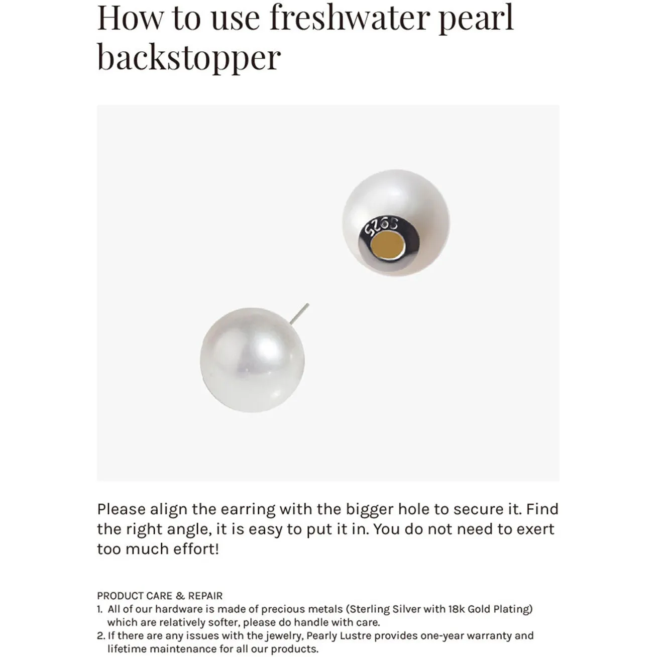 New Yorker Freshwater Pearl Earrings WE00076