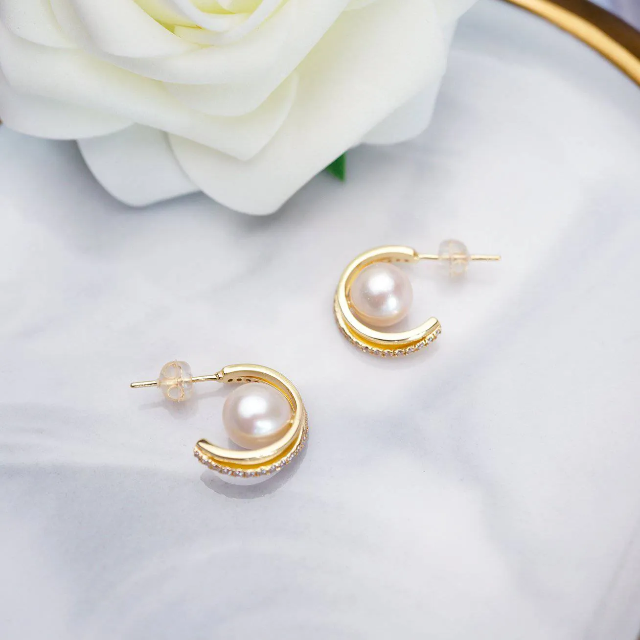 New Yorker Freshwater Pearl Earrings WE00104