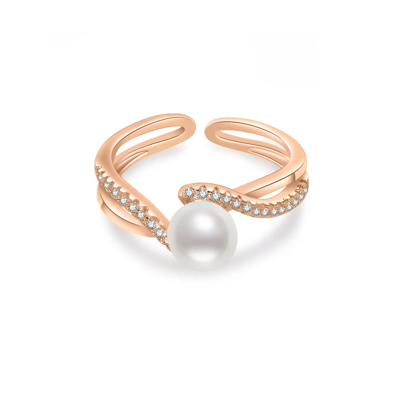 New Yorker Freshwater Pearl Ring WR00154