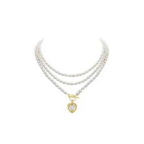 New Yorker Multi-style Freshwater Pearl Necklace & Belt WN00210