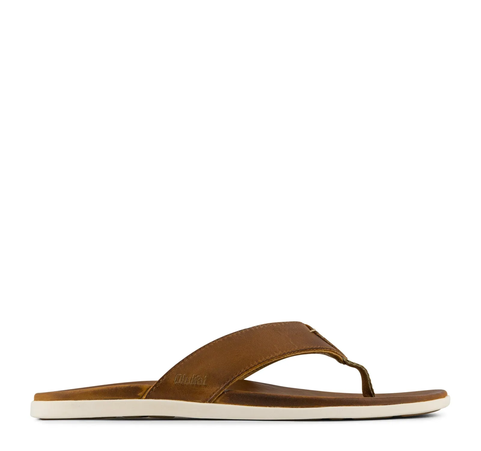 Olukai Nalukai Leather Sandal in Fox