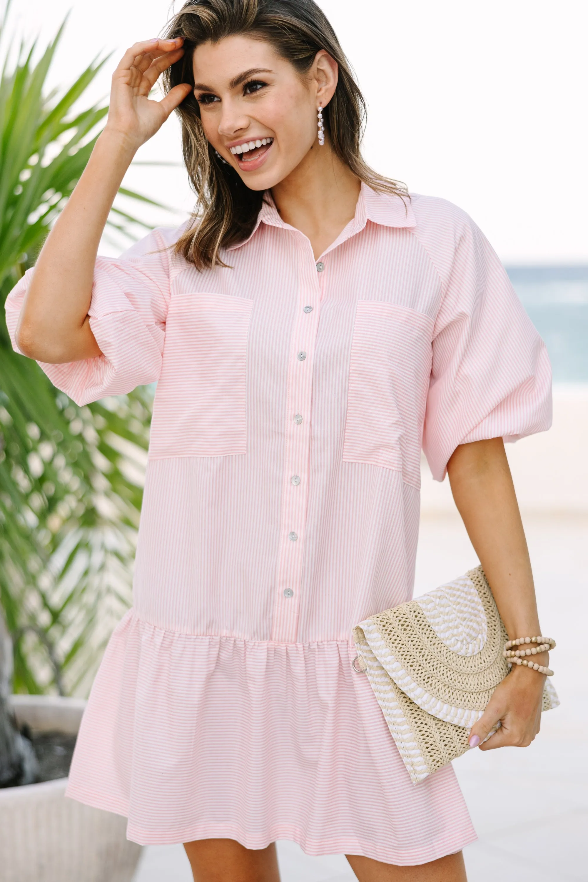 Pinch: Main Squeeze Pink Striped Dress