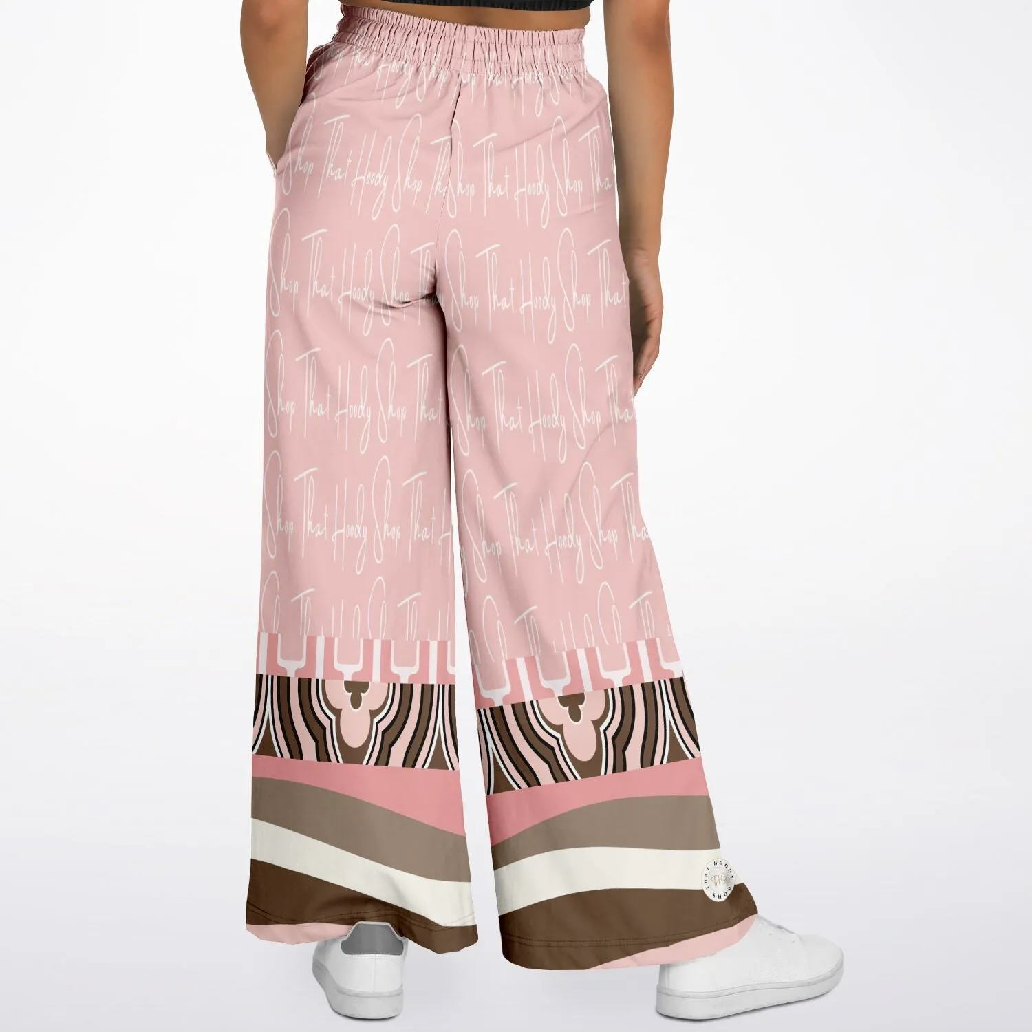 Pink Geo Zebra SW Signature Stretchy Phat Bellbottoms