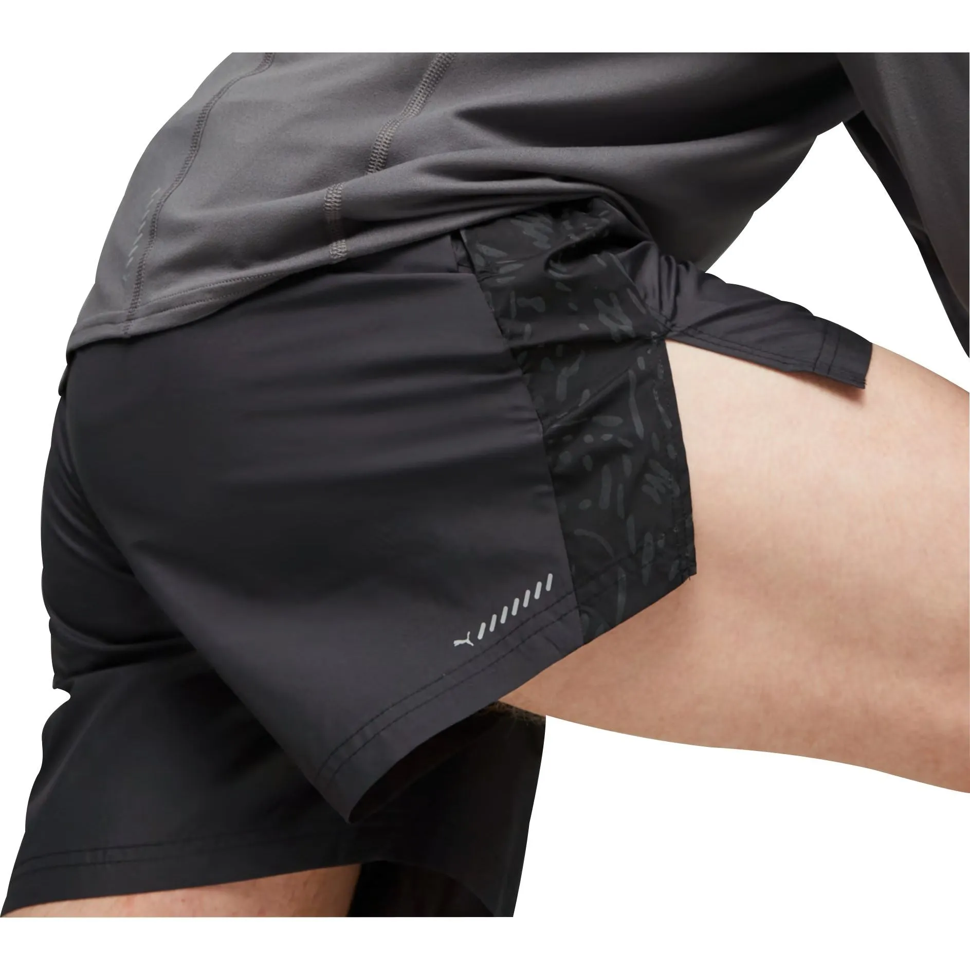 Puma Run 5 Inch Mens Running Shorts - Black