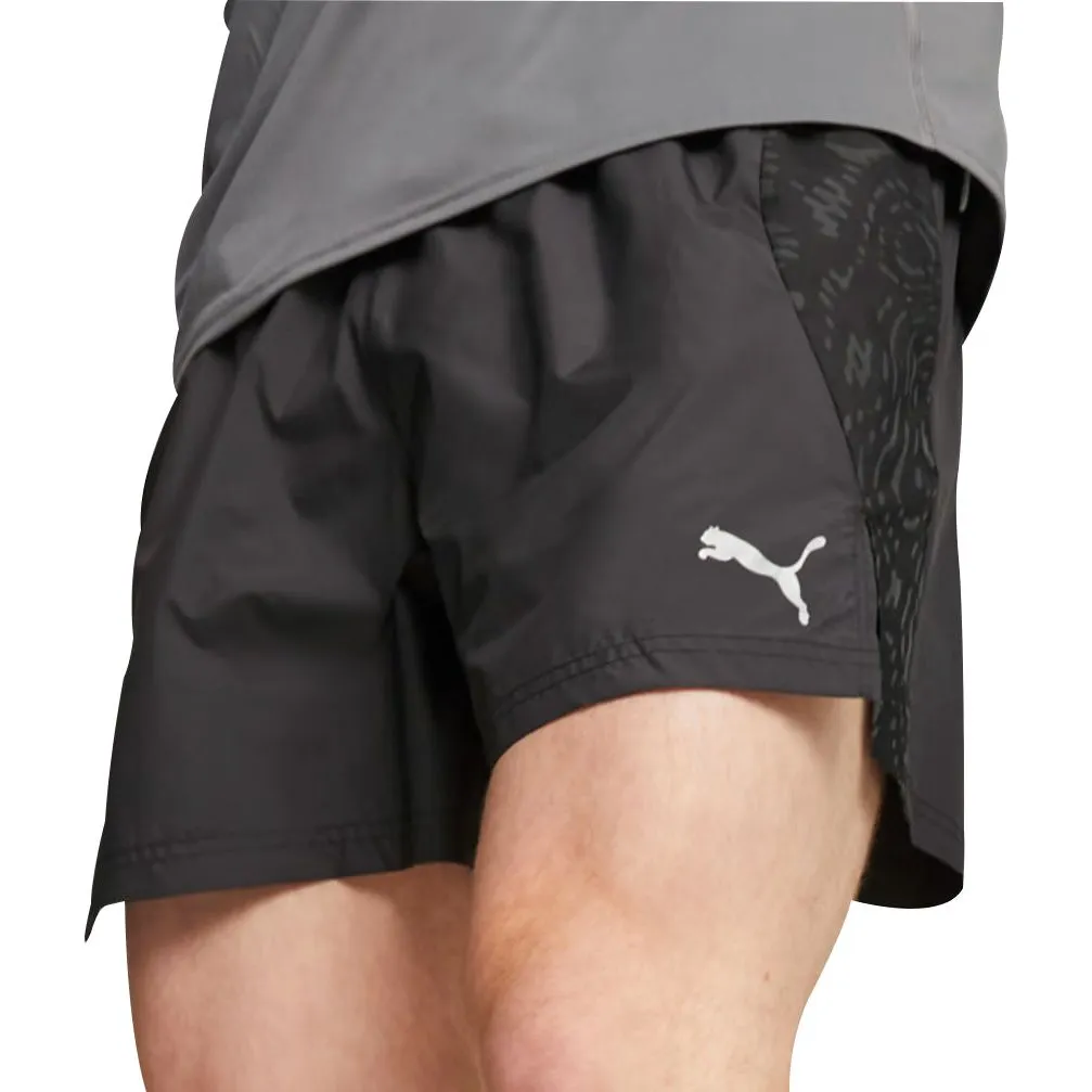 Puma Run 5 Inch Mens Running Shorts - Black