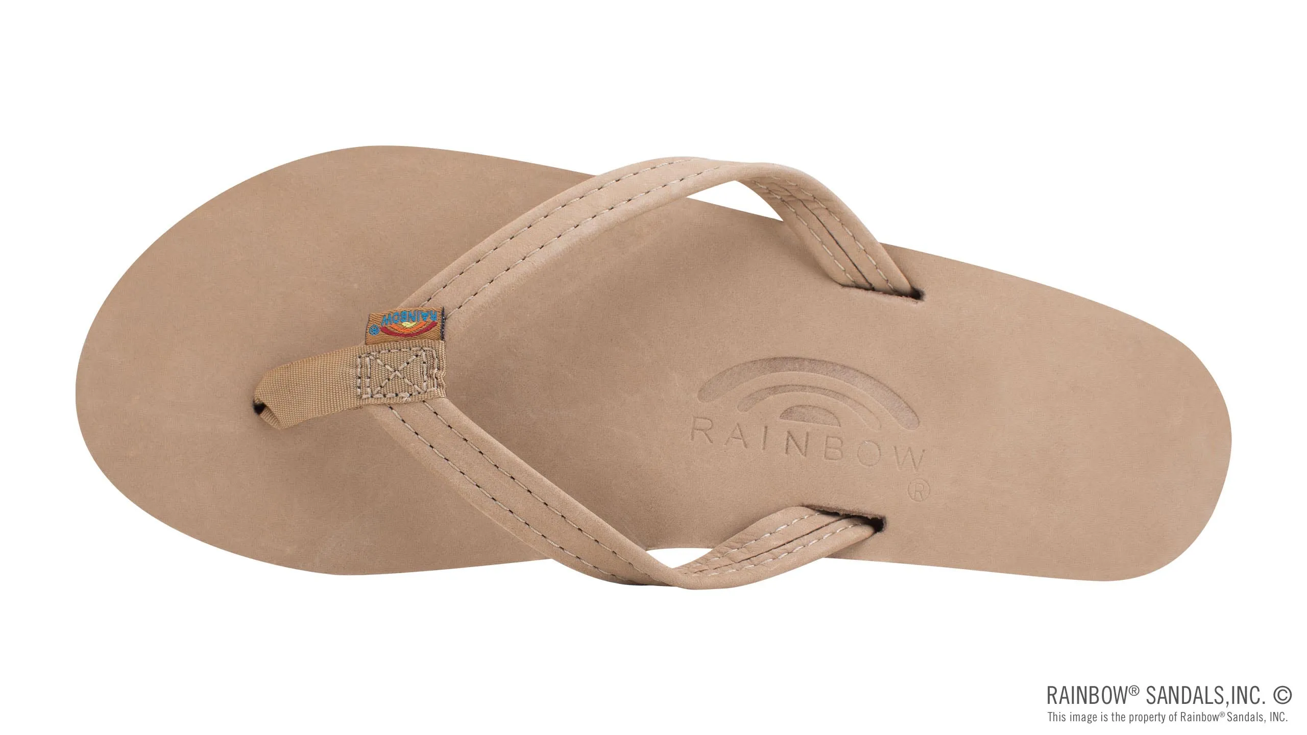 Rainbow Sandals Women's - Single Layer - 1/2" Strap - Sierra Brown